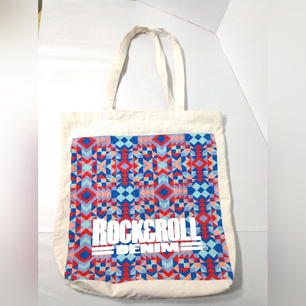 Rock & Roll Denim Brand TOTE BAG Shopping Cloth Lightweight